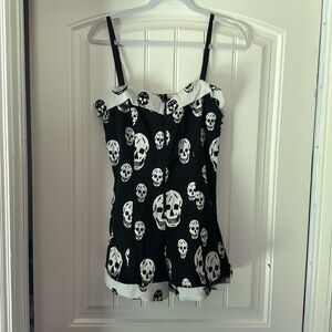 Betsy Johnson Skull Romper (M)